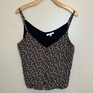 Madewell Floral Spaghetti Strap Tank Top